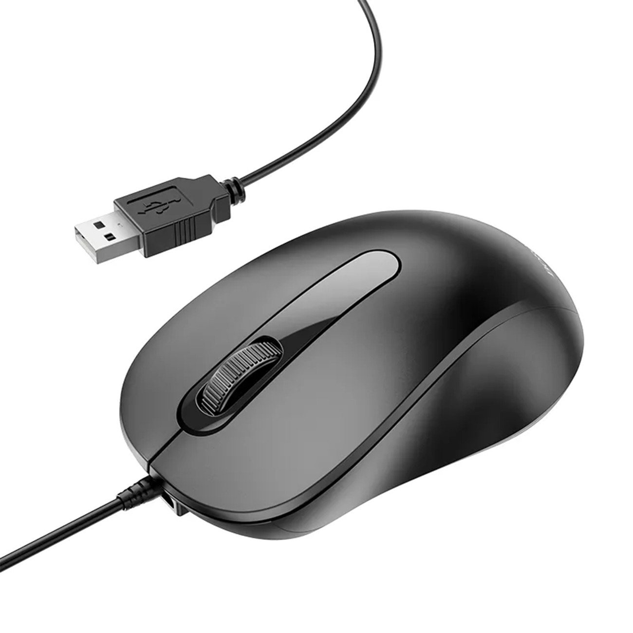 ماوس بروفون سیمی Borofone BG4 Wired Mouse Black