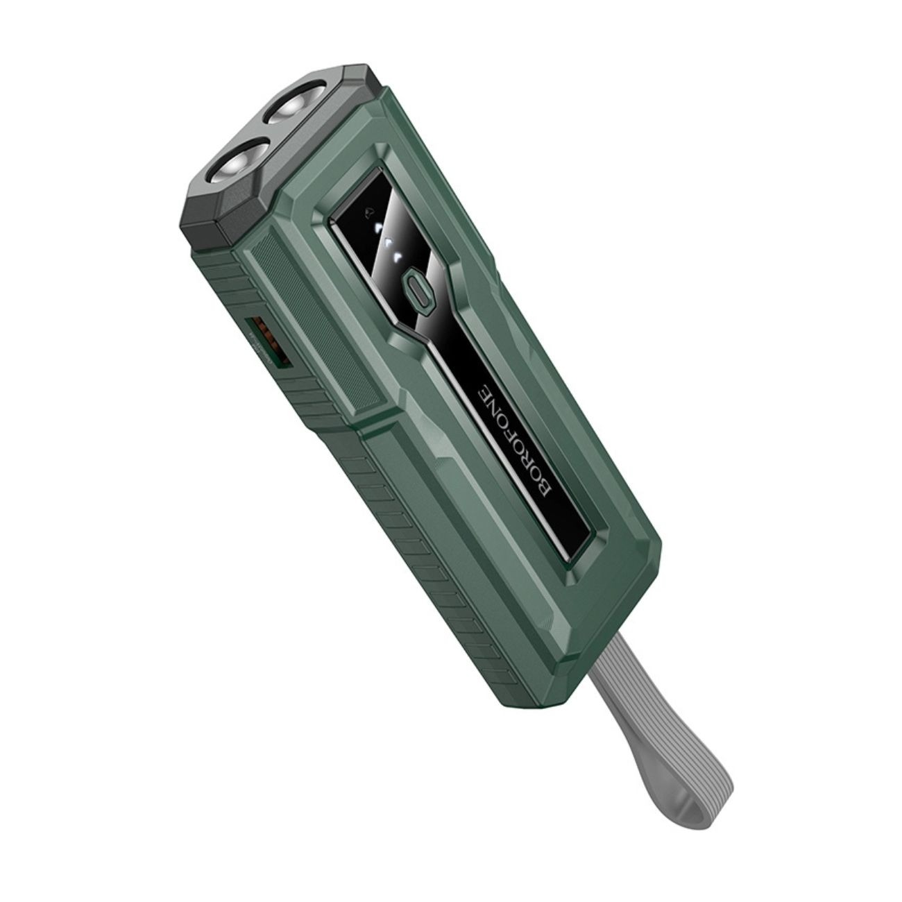 پاوربانک بروفون 10000 میلی‌آمپر چراغ دار سبز Borofone BJ54 Power Bank Green