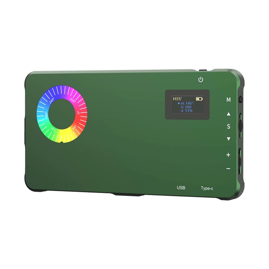 پنل نور ال ای دی مامن Mamen SL C02 RGB LED light green