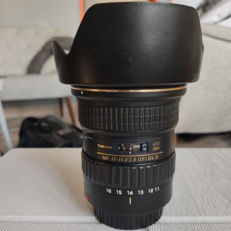 لنز دست دوم لنز توکینا Tokina AT-X 116 PRO DX-II 11-16mm f/2.8 Lens for Canon EF (جعبه ندارد)