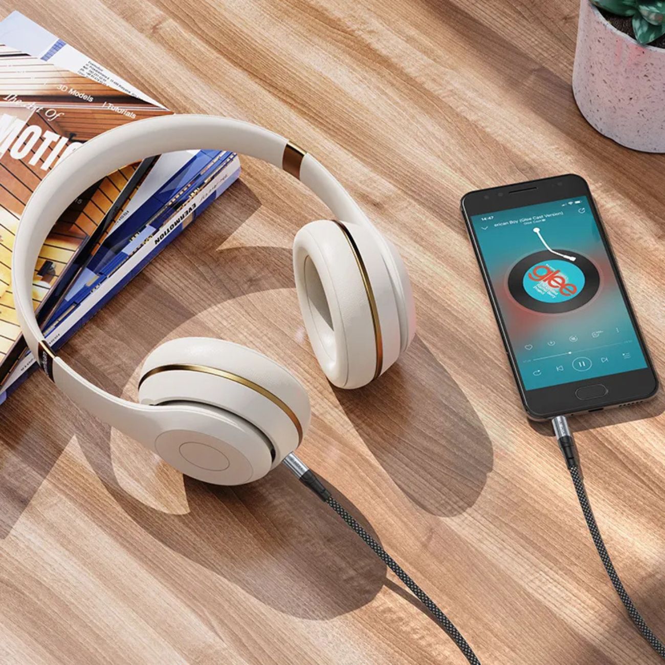 نمای کاربردی کابل مبدل نکسا NEXA LX3 AUX CABLE