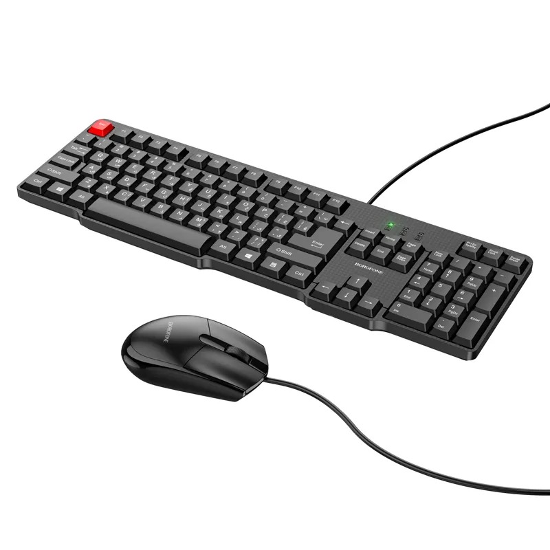 ماوس و کیبورد سیمی بروفون BOROFONE DBG02 mouse and keyboard