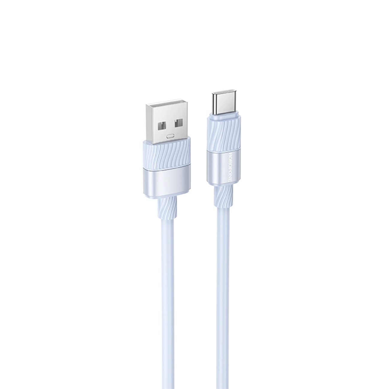 کابل شارژ سریع بروفون Brofone BX106 USB-A to USB-C Fast Charging Cable Blue