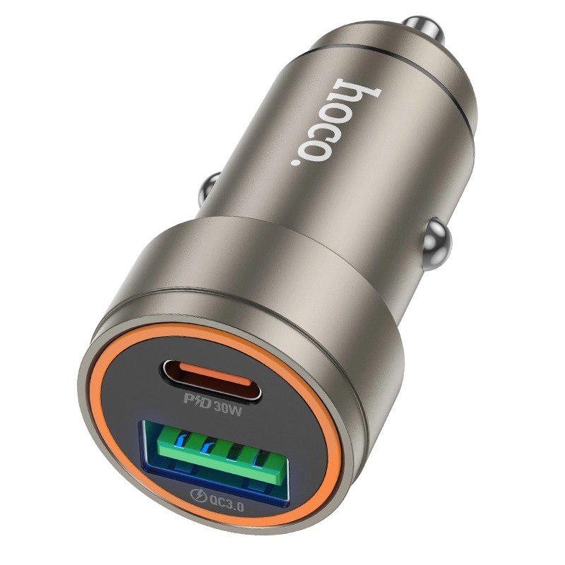 شارژر فندکی هوکو Hoco Z57A Glorious PD30W+QC3.0 car charger