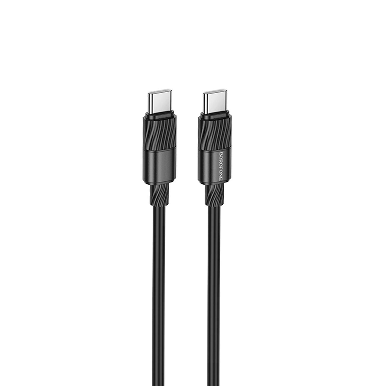 کابل شارژ سریع بروفون Brofone BX106 USB-C to USB-C Fast Charging Cable Black