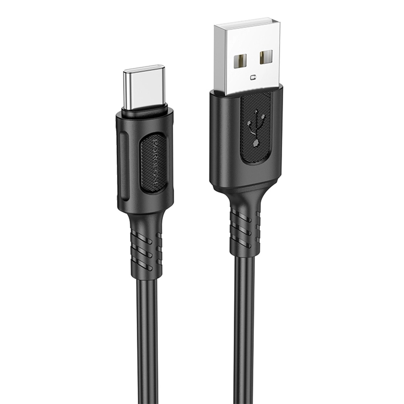 کابل شارژ سریع بروفون Brofone BX111 USB-A to USB-C Fast Charging Cable Black