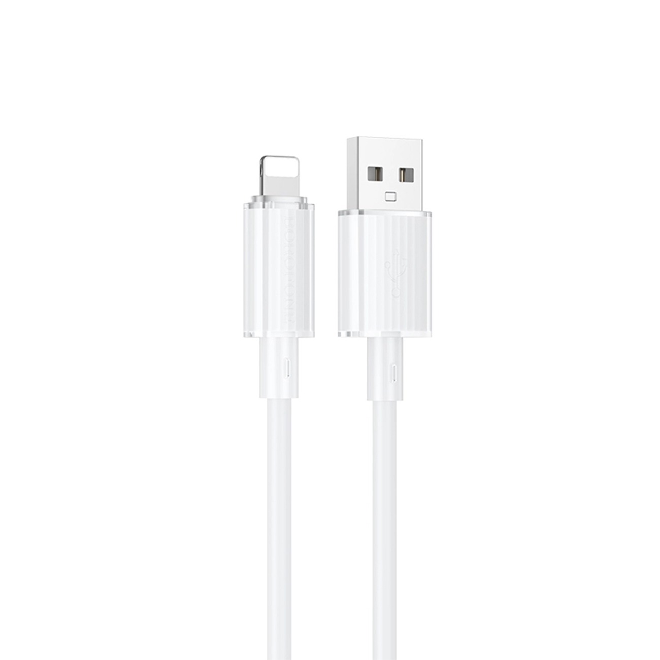 کابل شارژ بروفون Brofone BX112 USB-A to Lightning Charging Cable White