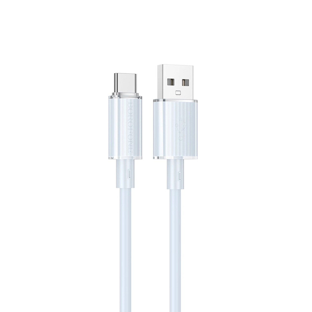 کابل شارژ بروفون Brofone BX112 USB-A to USB-C Charging Cable Blue