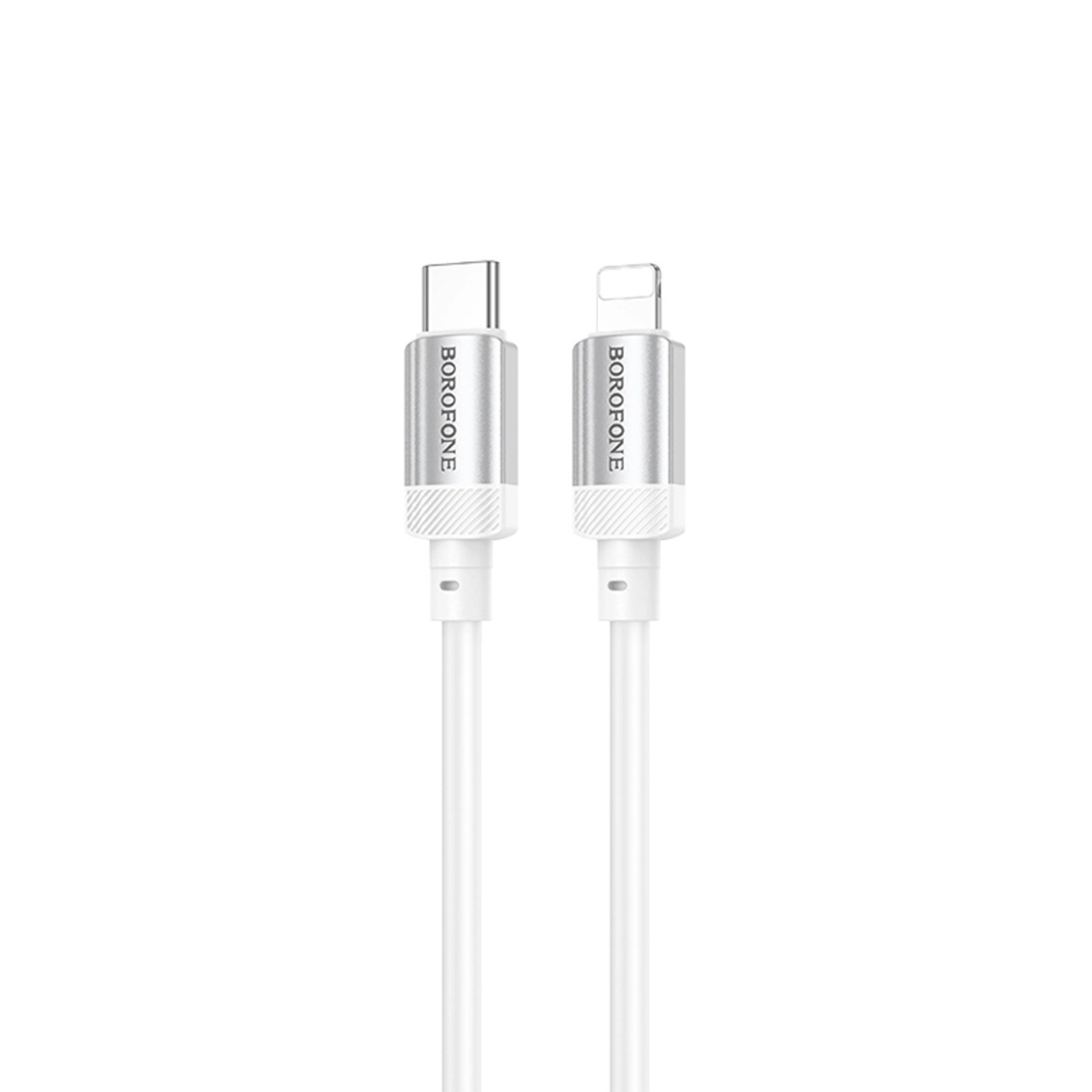 کابل شارژ سریع بروفون Brofone BX108 Lightning to USB-C Fast Charging Cable White