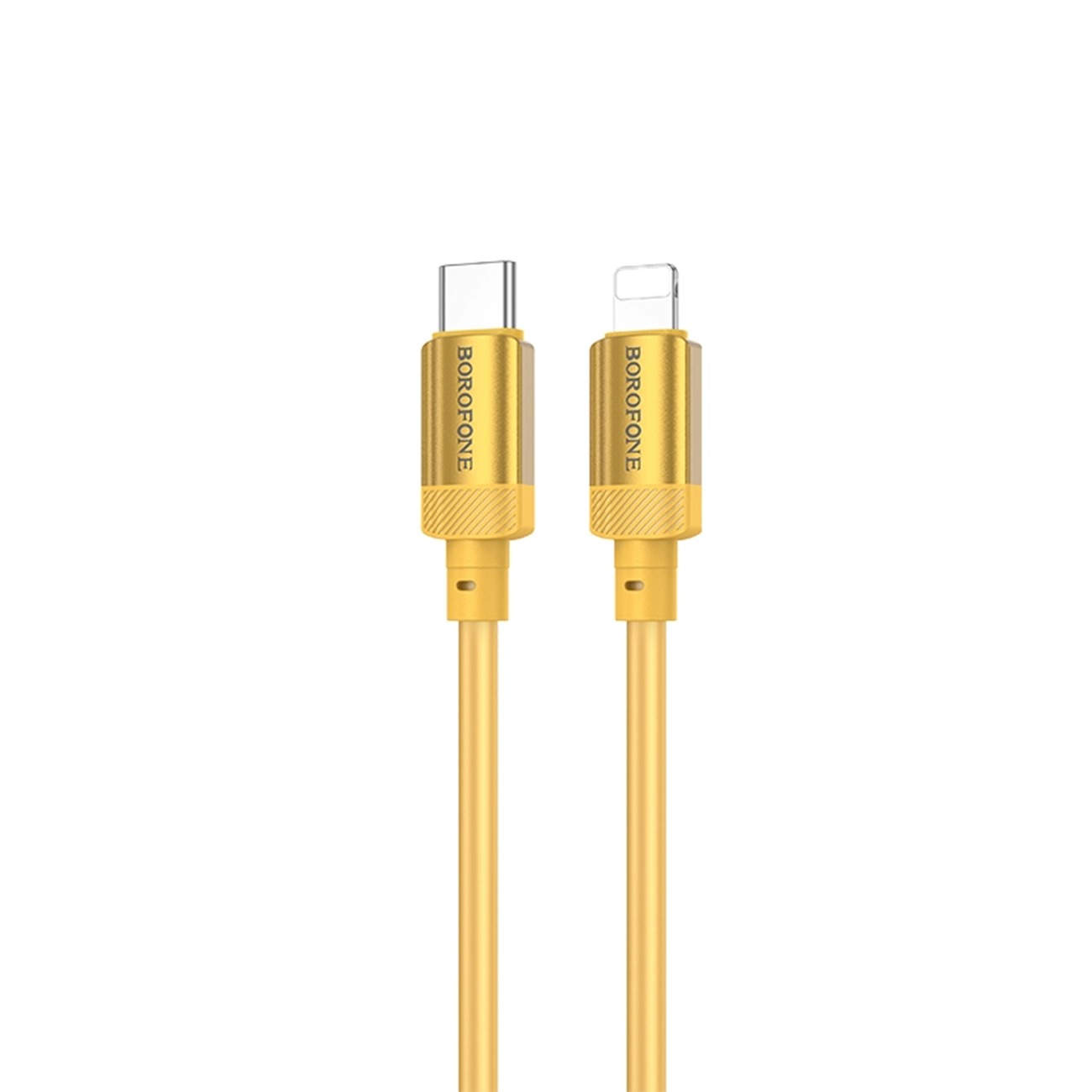 کابل شارژ سریع بروفون لایتنینگ به BX108 USB-C طلایی Brofone BX108 Fast Charging Cable