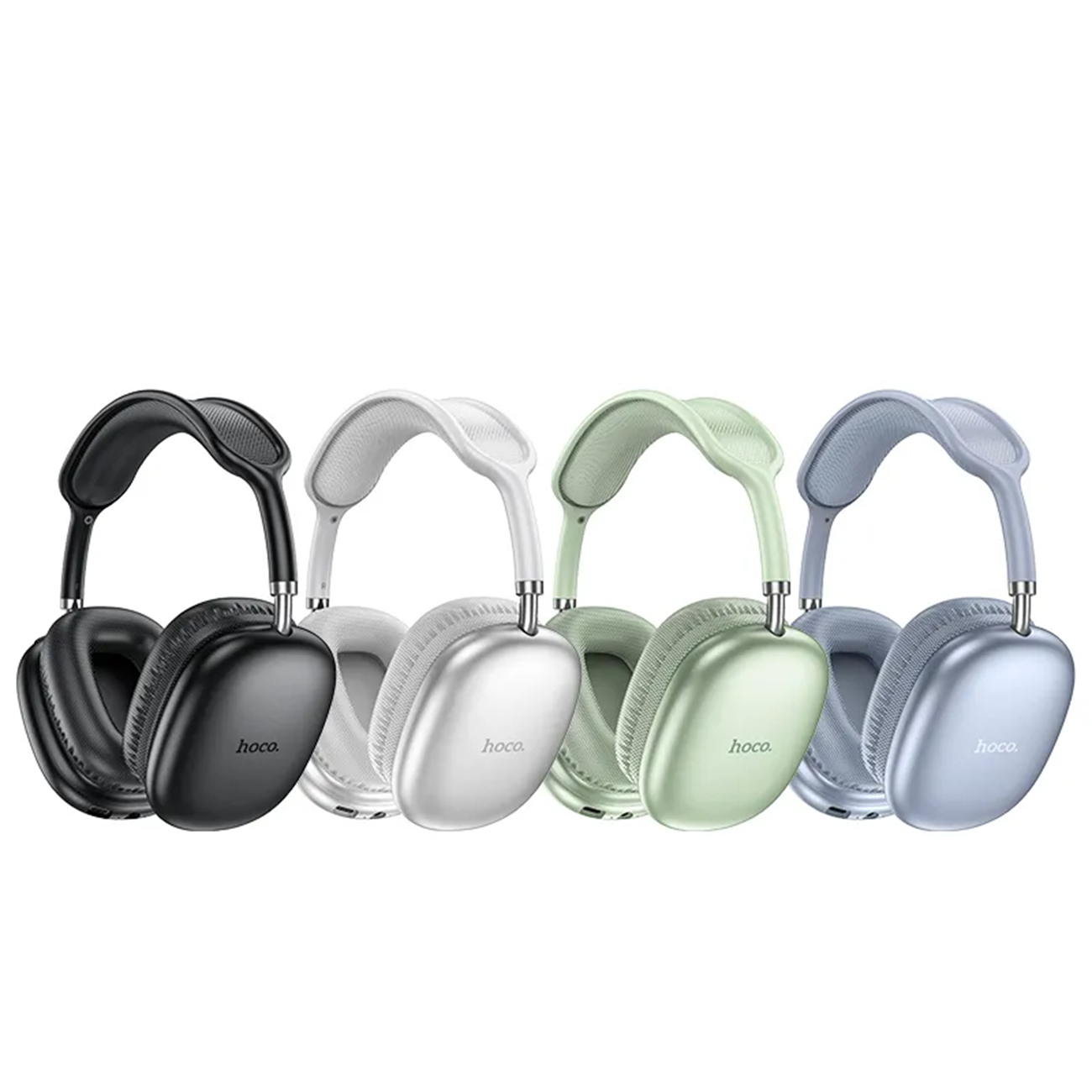 عکس از رنگبندی هدفون بلوتوثی هوکو W35 AIR سبز Hoco W35 AIR Wireless Bluetooth Headphone