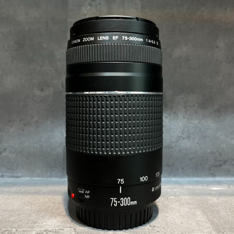 لنز دست دوم لنز کانن Canon EF 75-300mm f/4-5.6 III (جعبه ندارد)