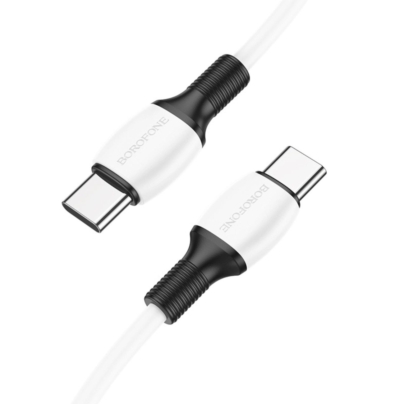 کابل شارژ بروفون Borofone BX84 Rise USB-C to USB-C charging data cable White