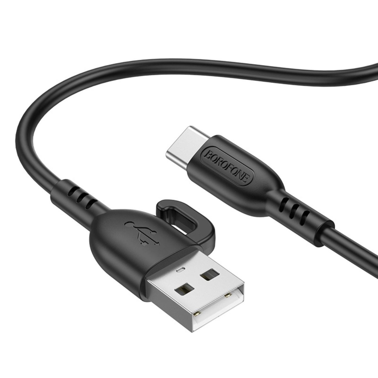 کابل شارژ بروفون Borofone BX91 Type-C USB-A to USB-C charging data cable black
