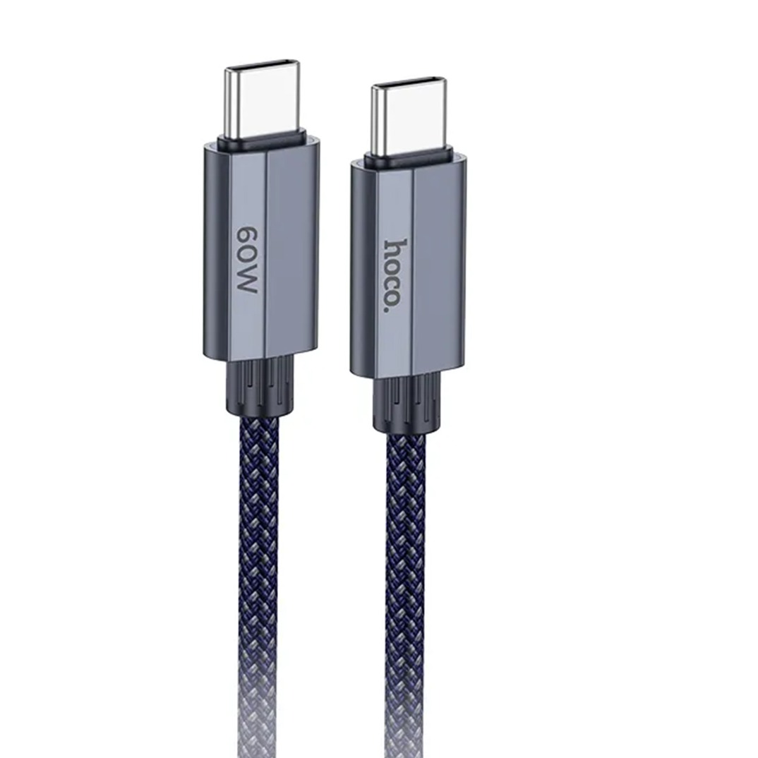 کابل شارژ سریع هوکو Hoco U134 USB-C to USB-C Fast Charging Cable Black