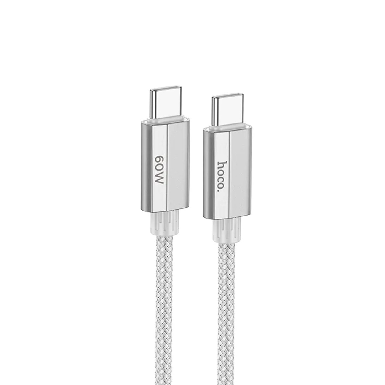کابل شارژ سریع هوکو Hoco U134 USB-C to USB-C Fast Charging Cable White