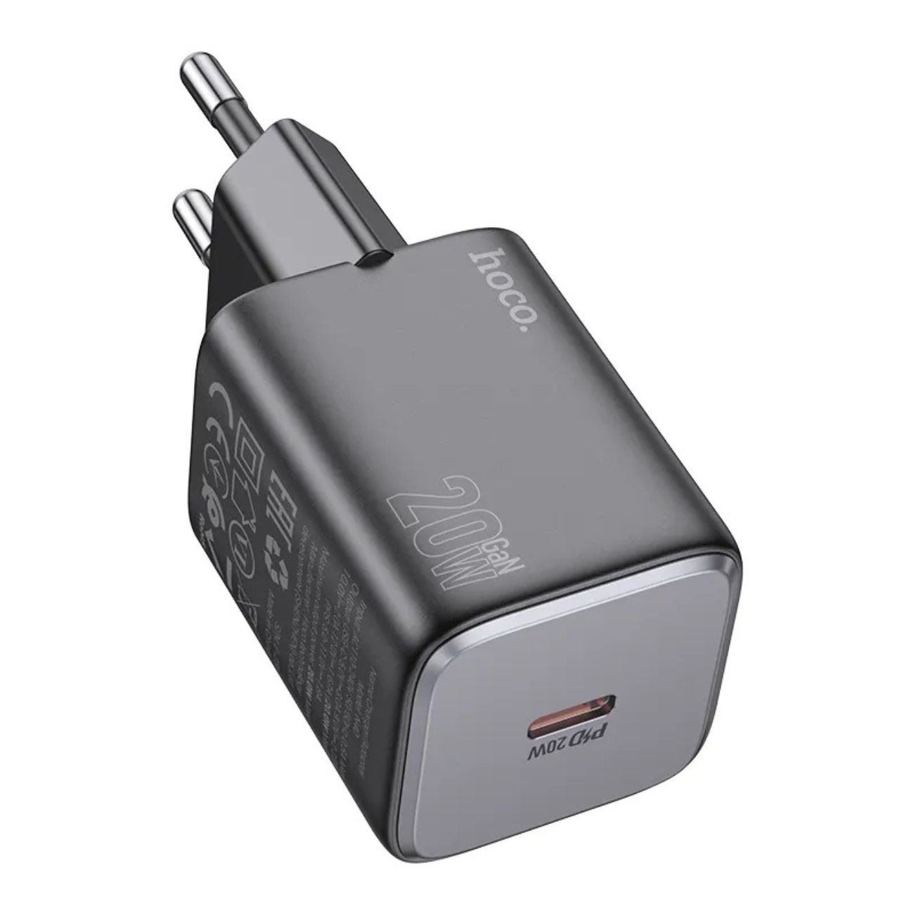شارژر دیواری هوکو Hoco N40 EU 20W Type-C Wall Charger black