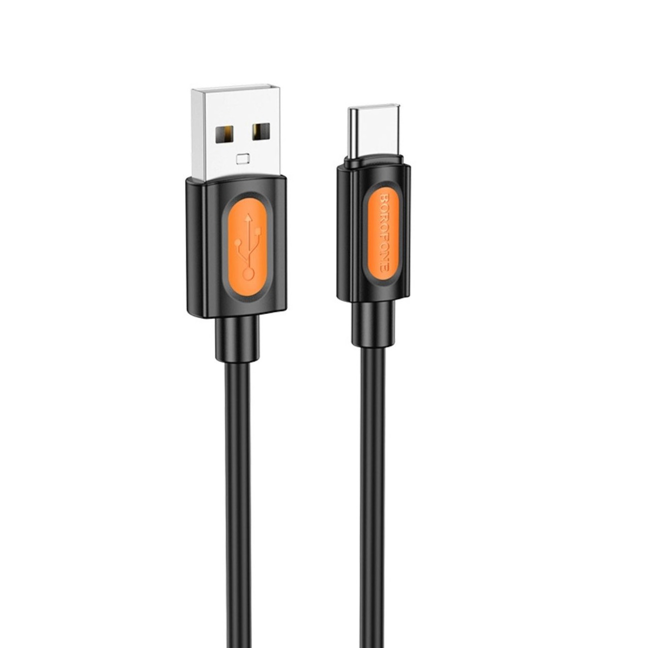 کابل شارژ بروفون BOROFONE BX114 Structure silicone charging data cable black