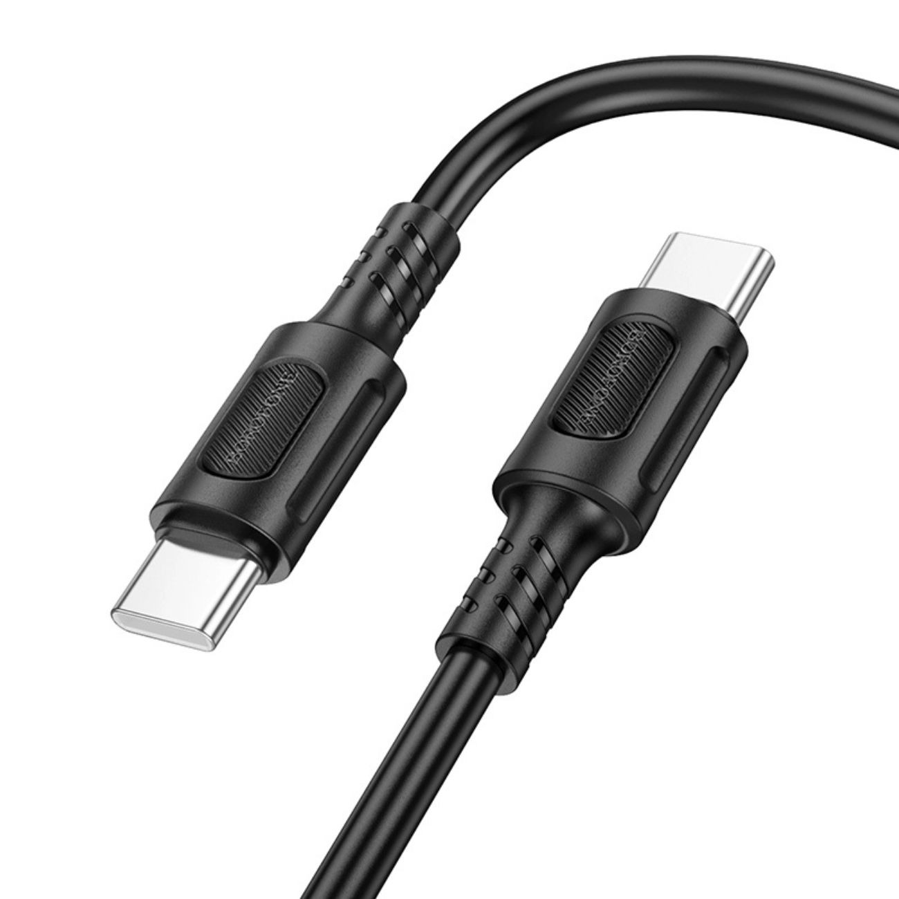 کابل شارژ بروفون Borofone BX111 TYPE-C TO TYPE-C 60W Charging and Data Cable black