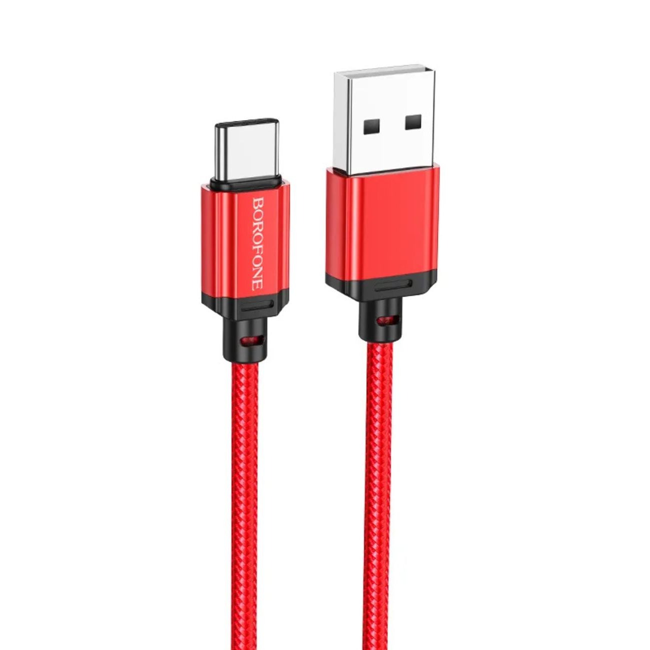 کابل شارژ تایپ سی بروفون BOROFONE BX87 USB to USB C charging data cable red