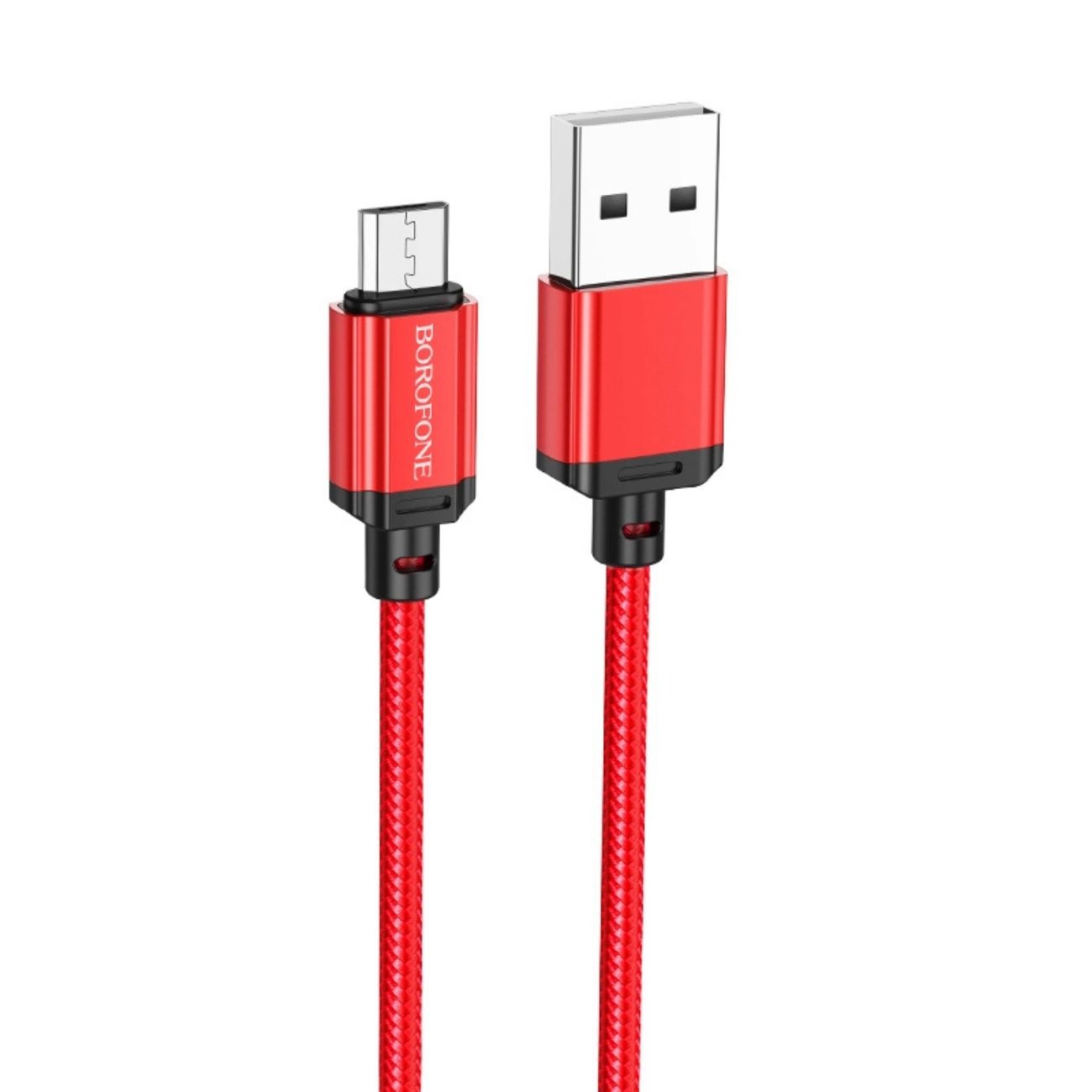 کابل شارژ میکرو بروفون BOROFONE BX87 Famous charging data cable red