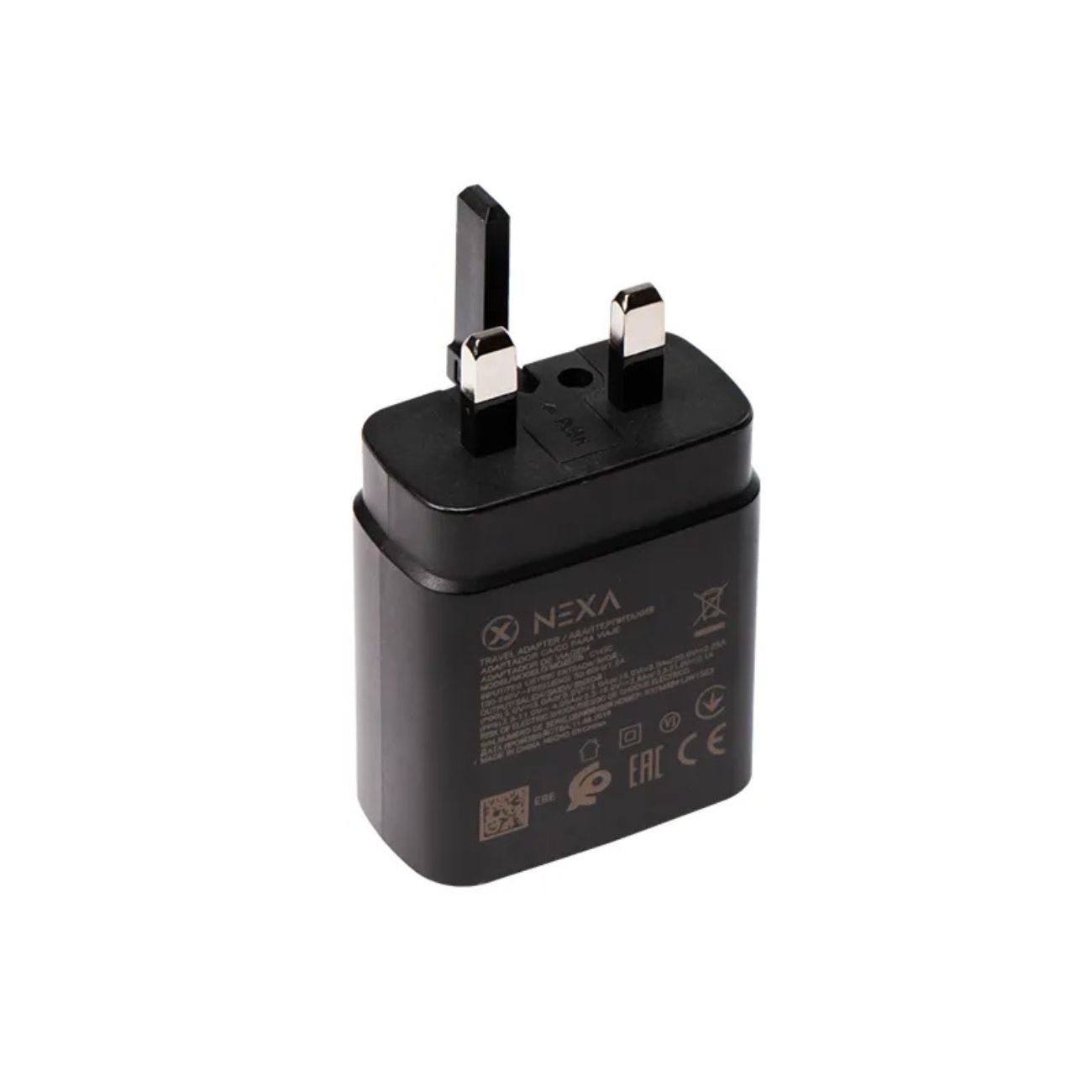نمای بالا شارژر دیواری به همراه کابل نکسا NEXA C145C 45W Charger With Type-C To Type-C Cable