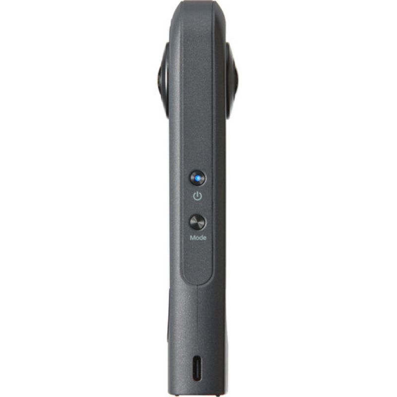 نمای جانبی دوربین ریکو Ricoh THETA X 360° Camera with TL-3 Lens Cap Kit