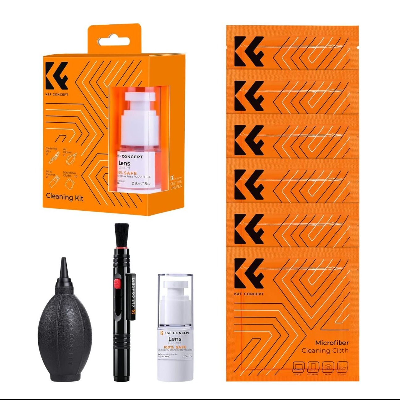 کیت تمیزکننده دوربین و لنز کانسپت  Concept  K&F Camera Cleaning Kit