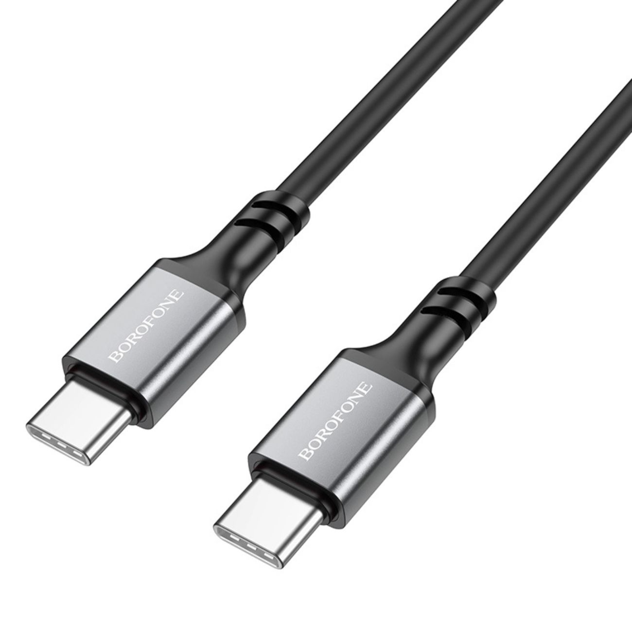 کابل شارژ بروفون Borofone BX83 USB-C to USB-C 60W 1m Charging & Data Cable Black
