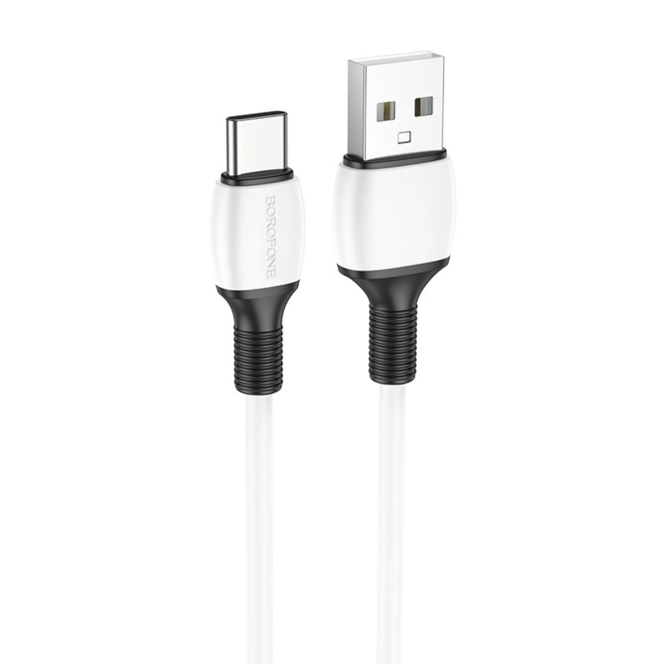 کابل شارژ بروفون Borofone BX84 USB-A to USB-C 1m Charging Data Cable White