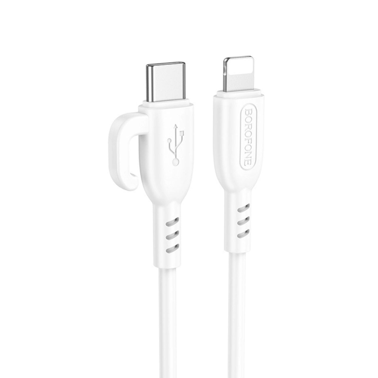 کابل شارژ بروفون Borofone BX91 20W Lightning to USB-C 1m Charging Cable White