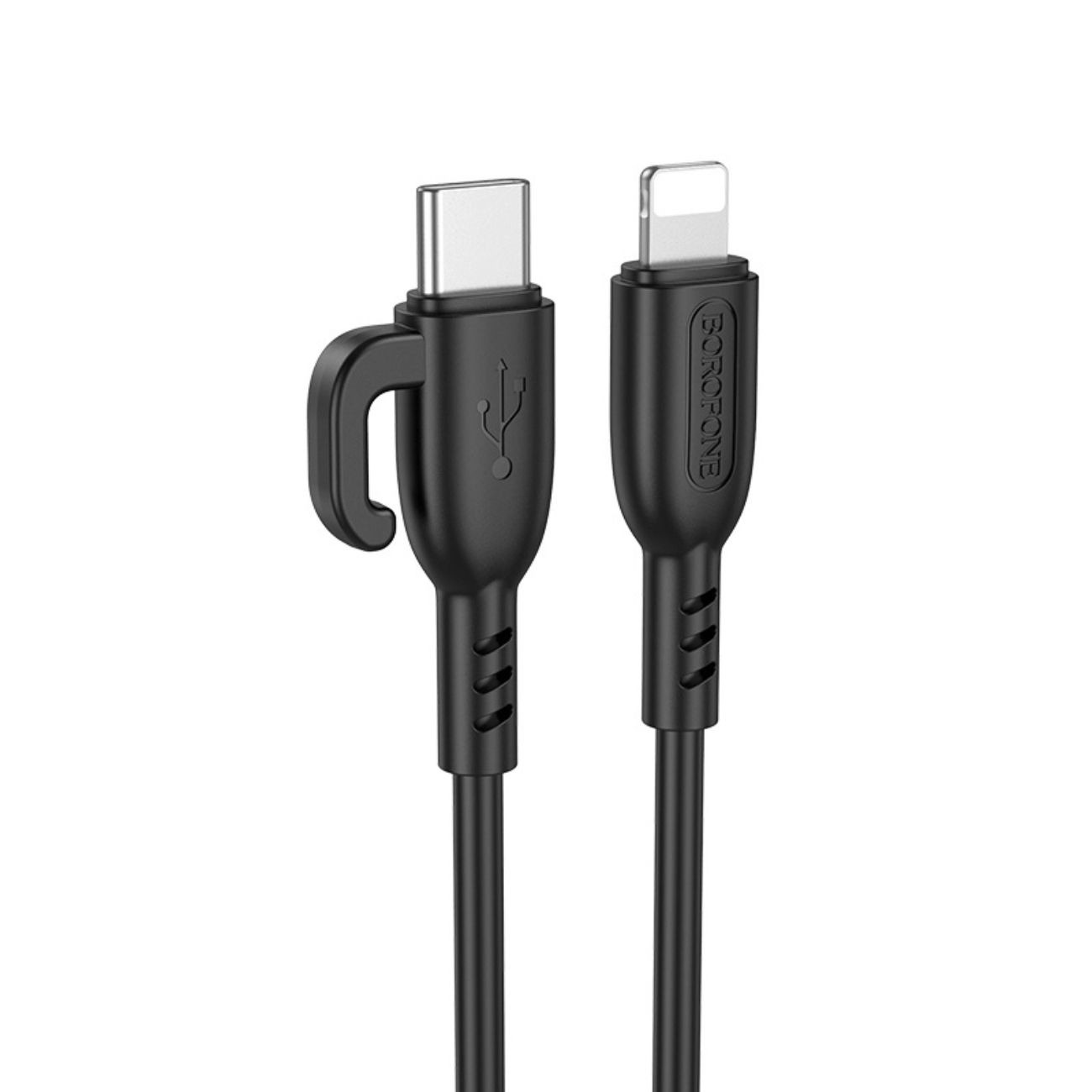 کابل شارژ بروفون Borofone BX91 20W Lightning to USB-C 1m Charging Cable Black