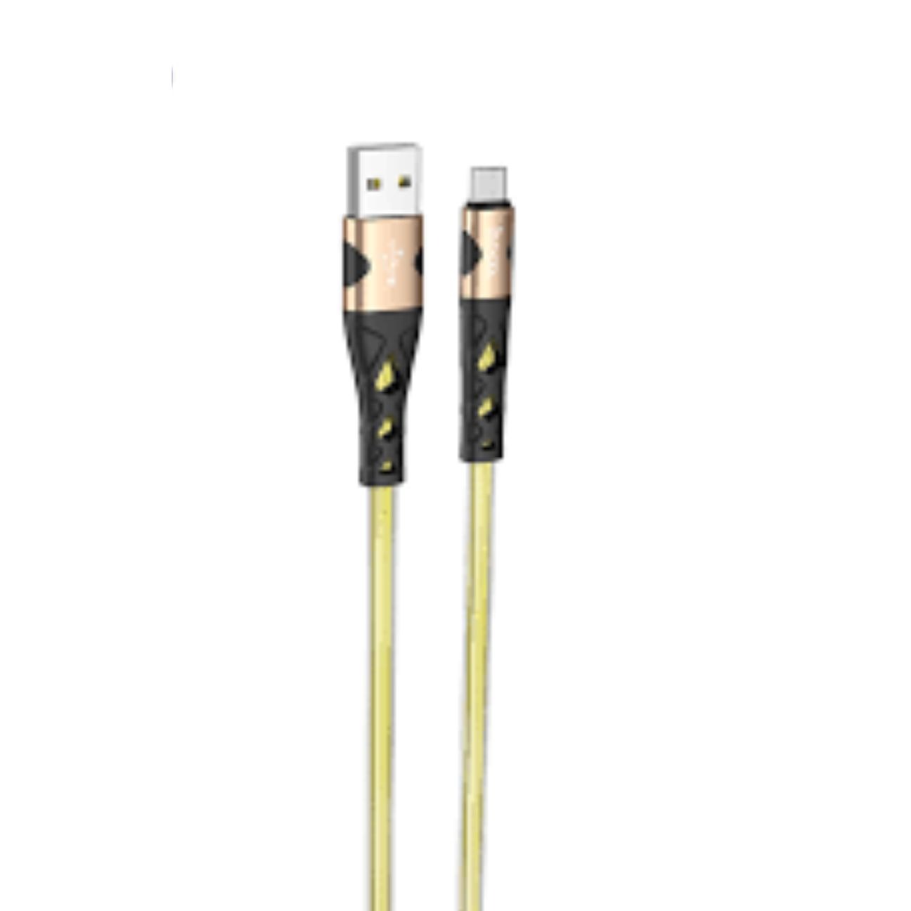 کابل تبدیل هوکو  Hoco U105 USB to microUSB Cable Golden