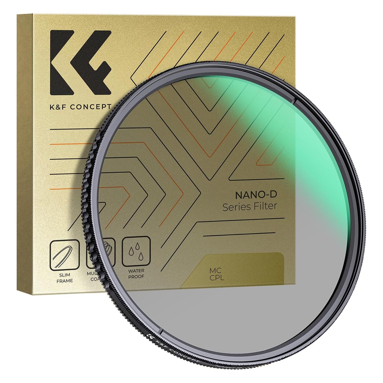 فیلتر لنز کی اند اف K&F CONCEPT D-Series 86mm Circular Polarizer Lens Filter