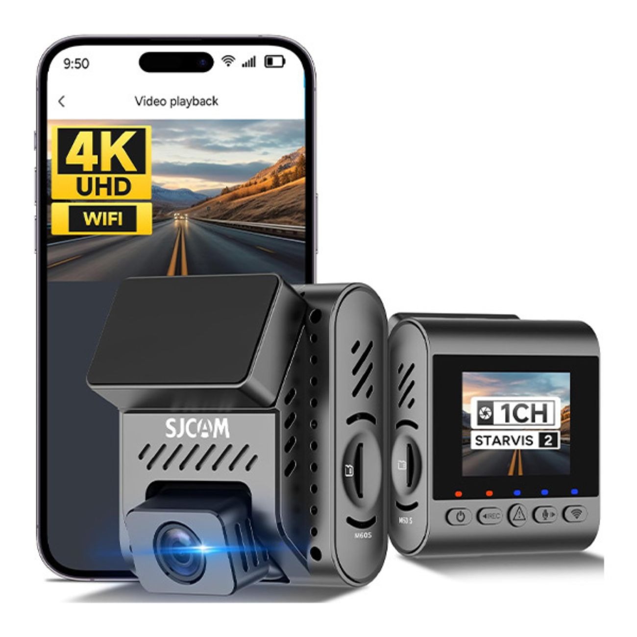 دوربین داشبورد خودرو اس جی کم SJCAM M60S-1CH Dash Camera