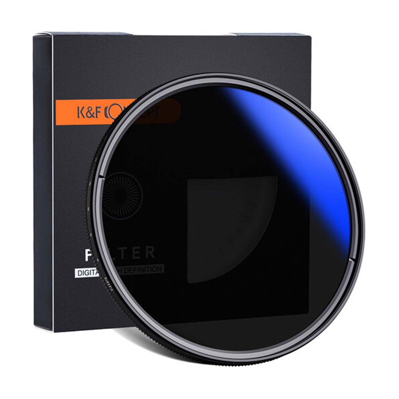فیلتر کی اند اف K&F Concept ND2-ND400 77mm Variable Fader Filter