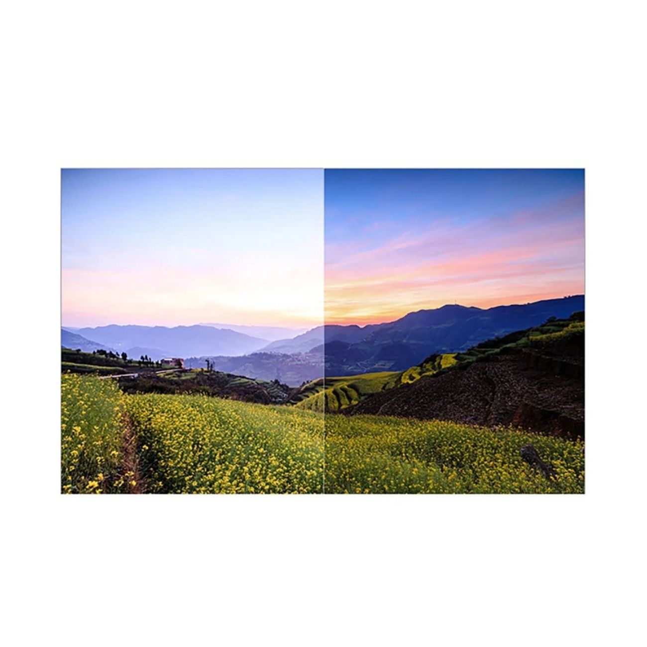 نمای کاربردی از فیلتر لنز K&F Concept 77mm Nano-X Series Variable ND2-32 Filter