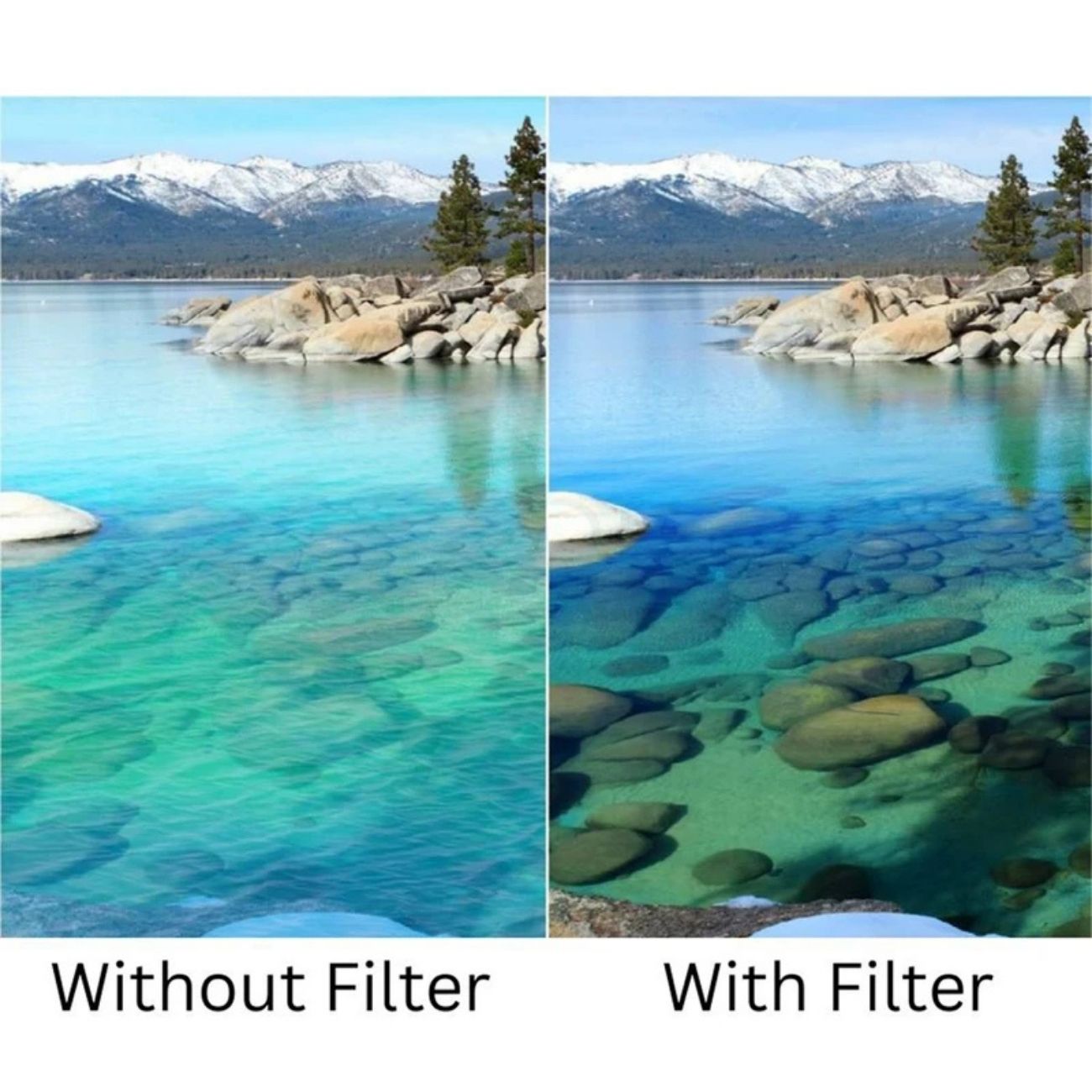 نمای کاربردی از فیلتر پلاریزه هویا Hoya 82mm Slim Circular Polarizing CIR-PL Filter