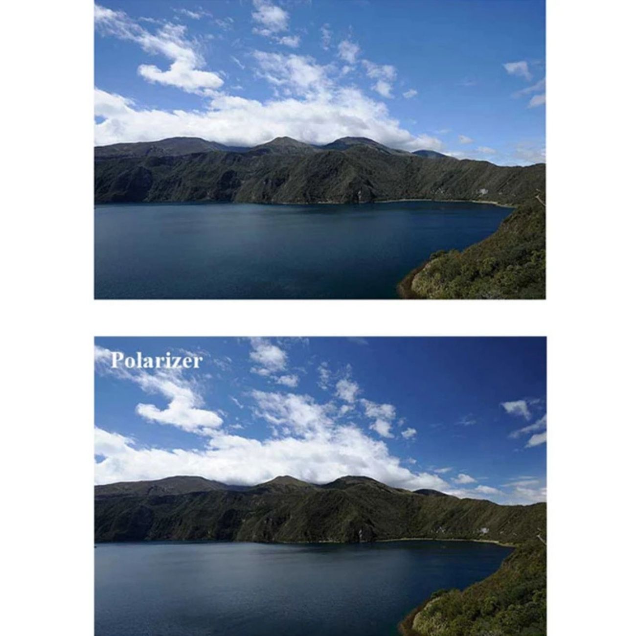 نمای کاربردی فیلتر لنز پلاریزه بی پلاس دبلیو B+W C-PL MRC Nano XS-Pro 62mm Lens Filter