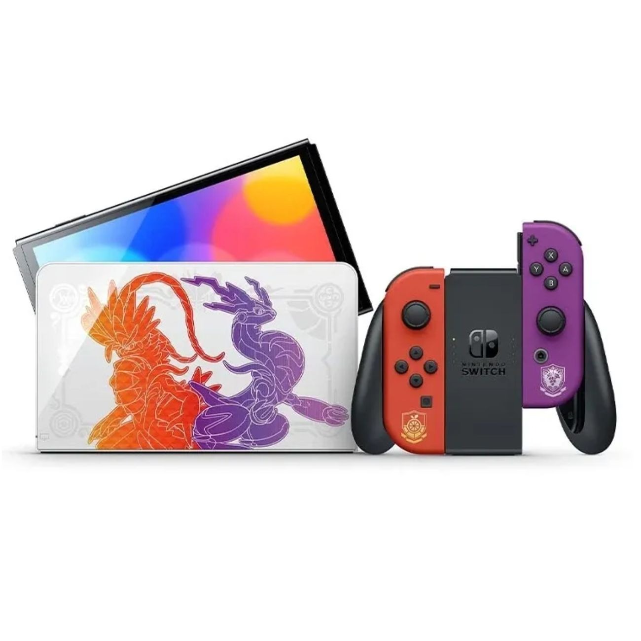 کنسول بازی نینتندو باندل  Nintendo Switch Oled Pokemon Scarlet And Violet Edition Bundle