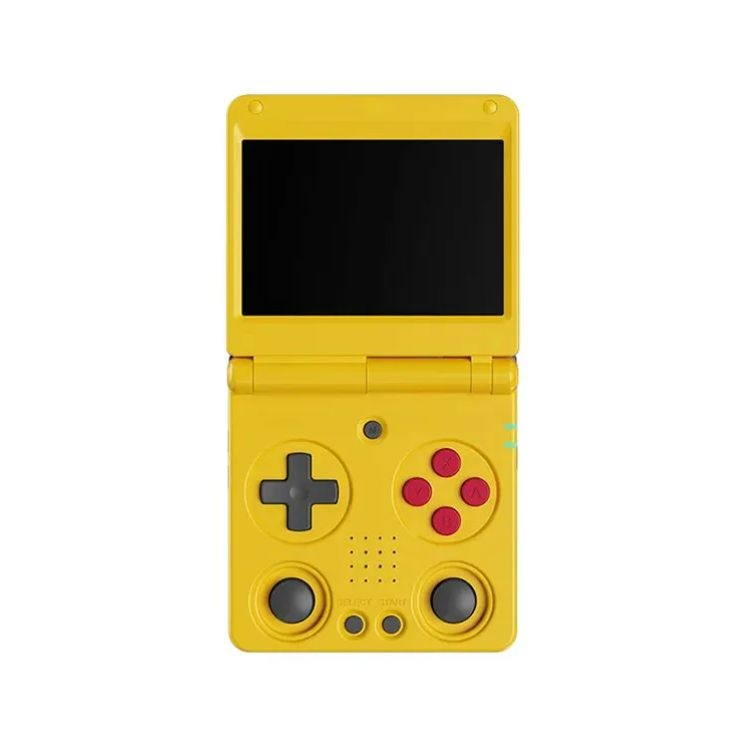 کنسول بازی دستی انبرنیک Anbernic RG 34XXSP Retro Handheld Game Console Yellow