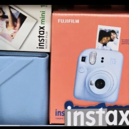 پک کمبو5 تیکه دوربین چاپ فوری Instax Mini 12 Camera 5-Piece Combo Pack blue