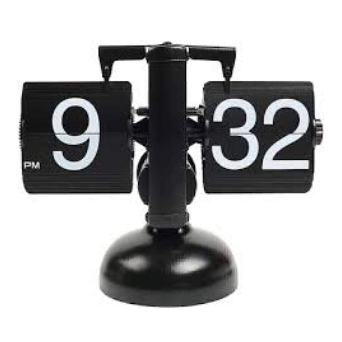 ساعت ورقه‌ای رومیزی مشکی Flip Clock Mechanical Retro Desktop Clock Black