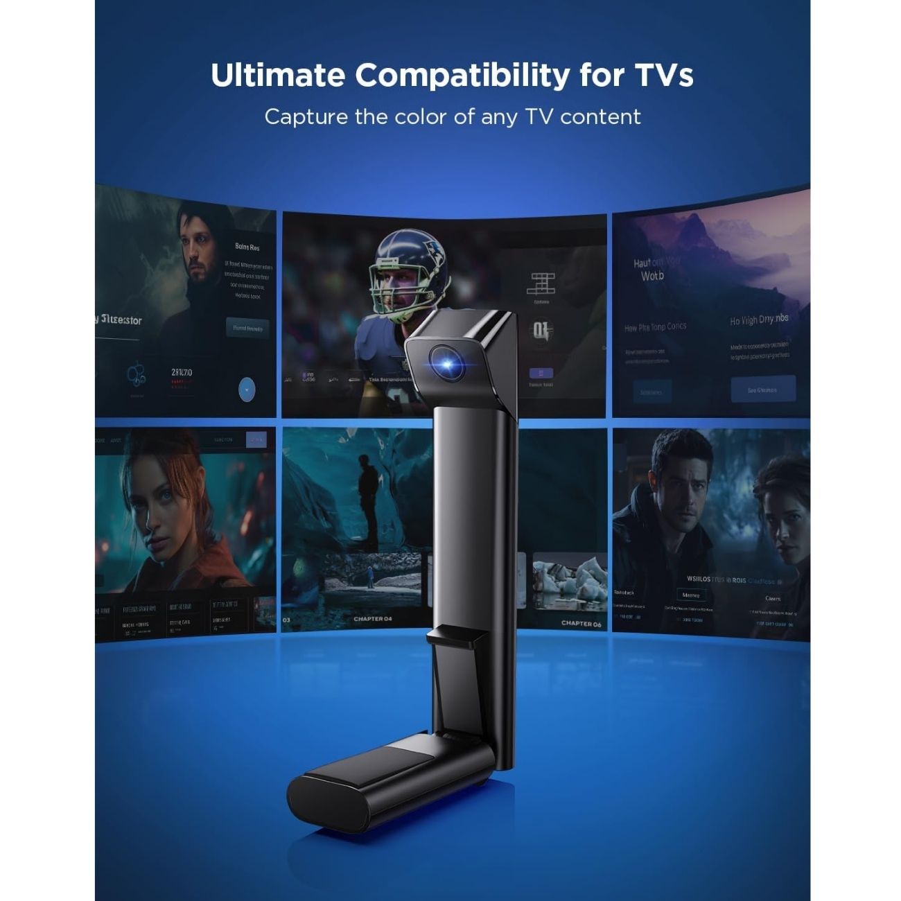 نمای کاربردی از ریسه هوشمند گووی Govee 3 Lite H6097 for 50-40 Inch TVs Smart TV LED Backlight