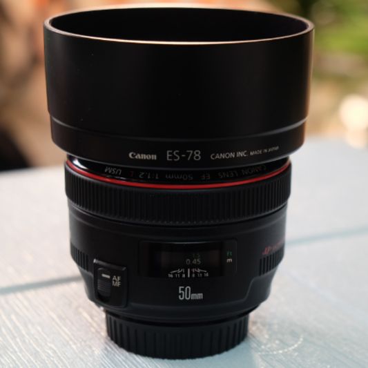 لنز دست دوم EF 50 f/1.2L USM (جعبه ندارد)