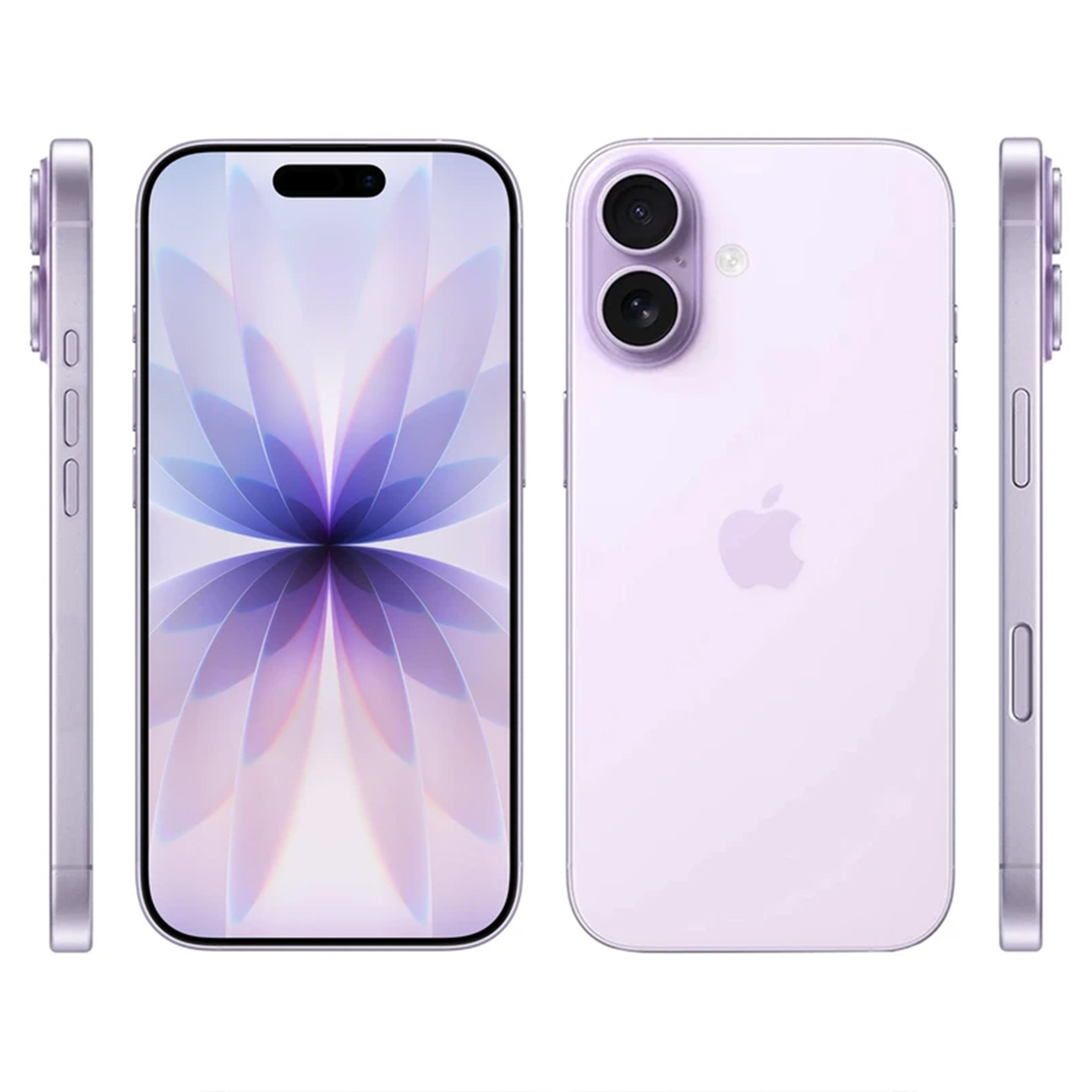 عکس از جهات مختلف گوشی موبایل آیفون Apple Iphone 17 CH Dual SIM Storage 256GB Purpel Not Active