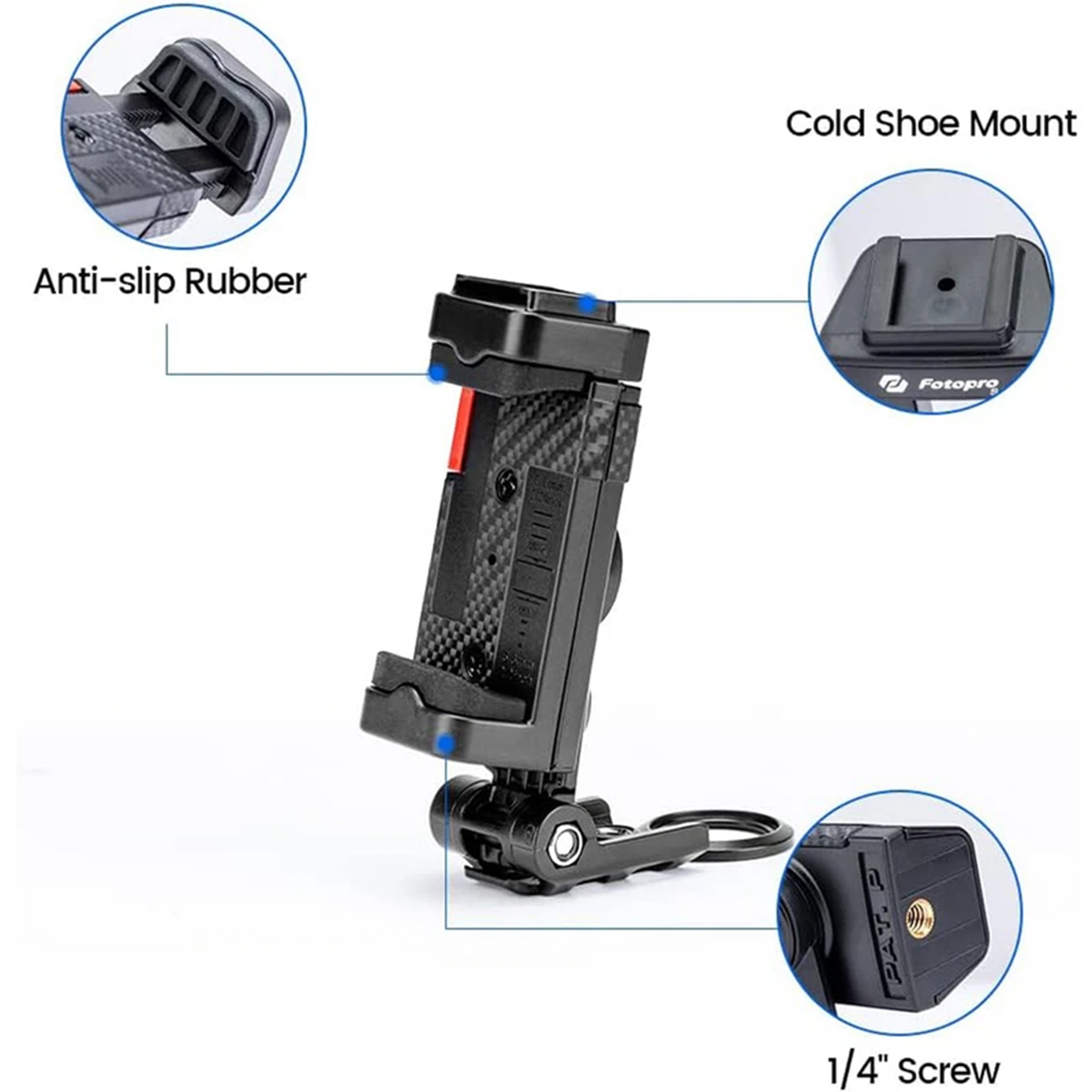 عکس از جزئیات هولدر موبایل فوتو پرو Photo Pro SJ-89 PRO Mobile Holder