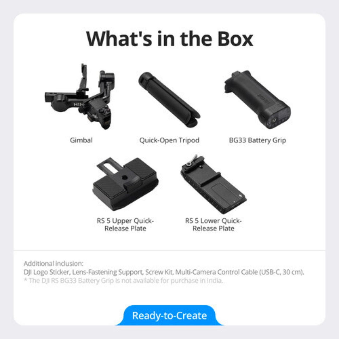 نمای جزییات گیمبال دوربین دی جی آی DJI RS 5 Professional Camera Gimbal Stabilizer