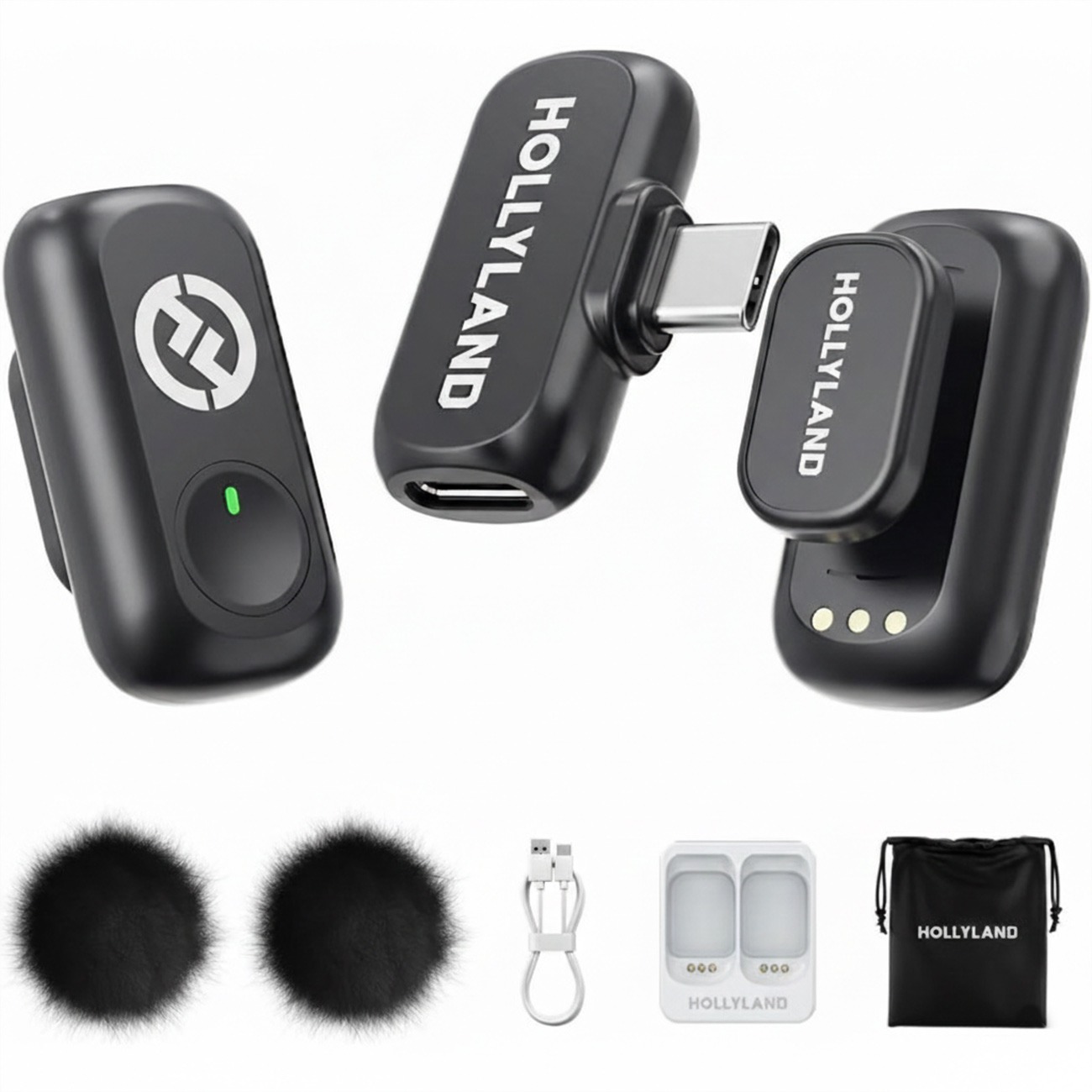 میکروفون یقه ای هالی لند HOLLYLAND LARK A1 Mini Duo