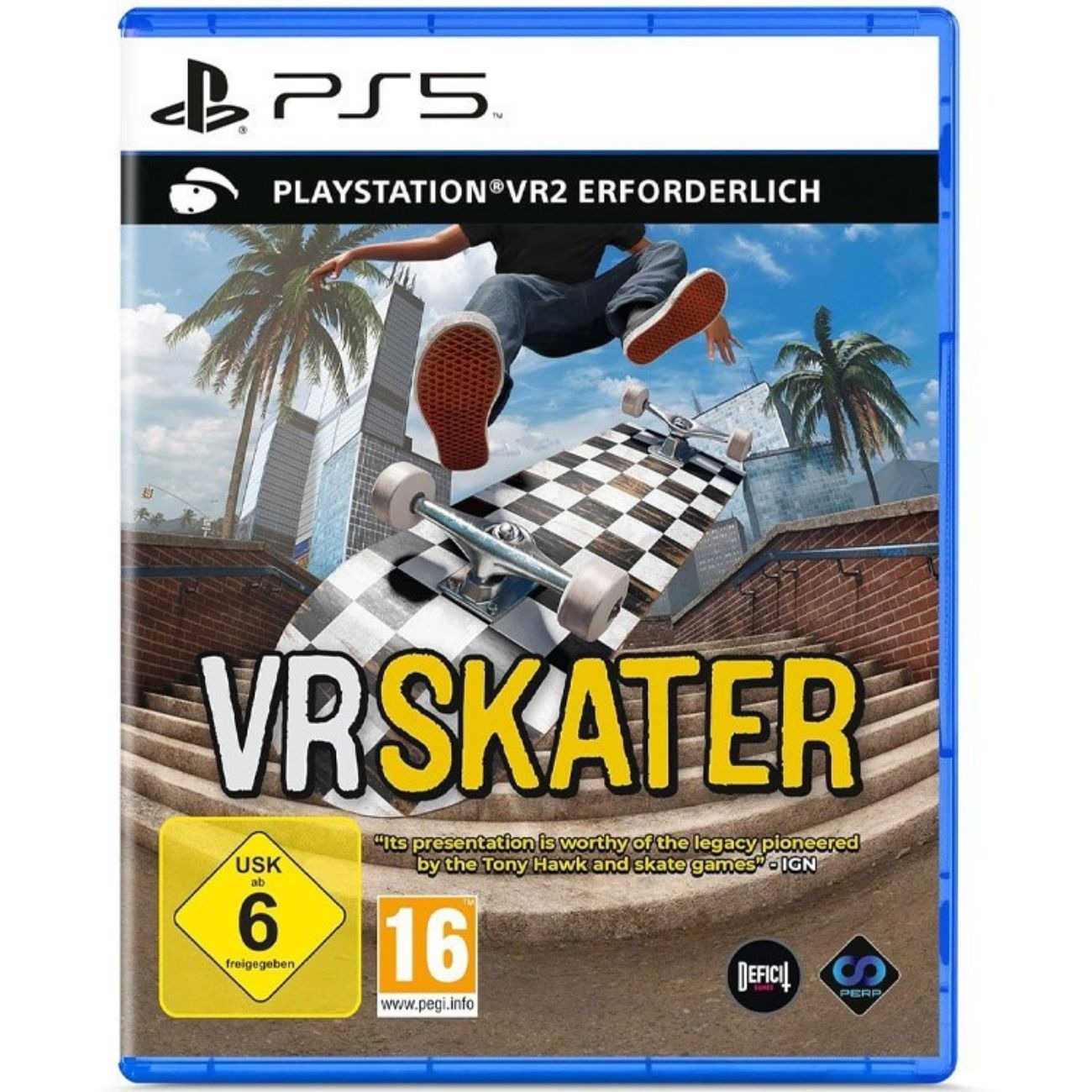 بازی پلی استیشن5 VR Skater PSVR2 Virtual Reality Skateboarding PS5 Game